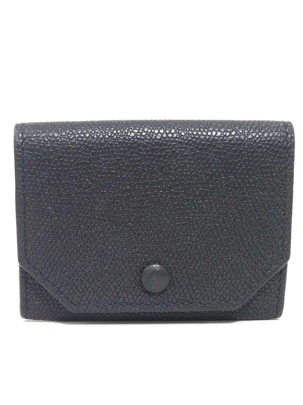 Auth Valextra Coin Purse Case Black #302909V17B
